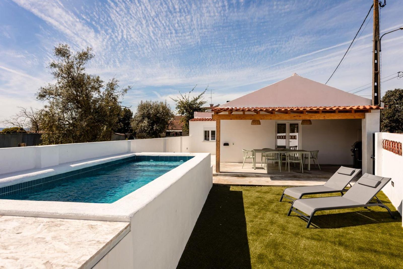 Country Pool House 27 Villa Abrantes Buitenkant foto